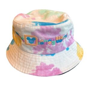 Disney Parks 2022 Walt Disney World Tye Dye Spirit Jersey Sun Bucket  Hat NWT
